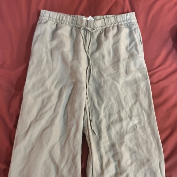 Linen H&M Wide leg pants - Picture 2 of 3